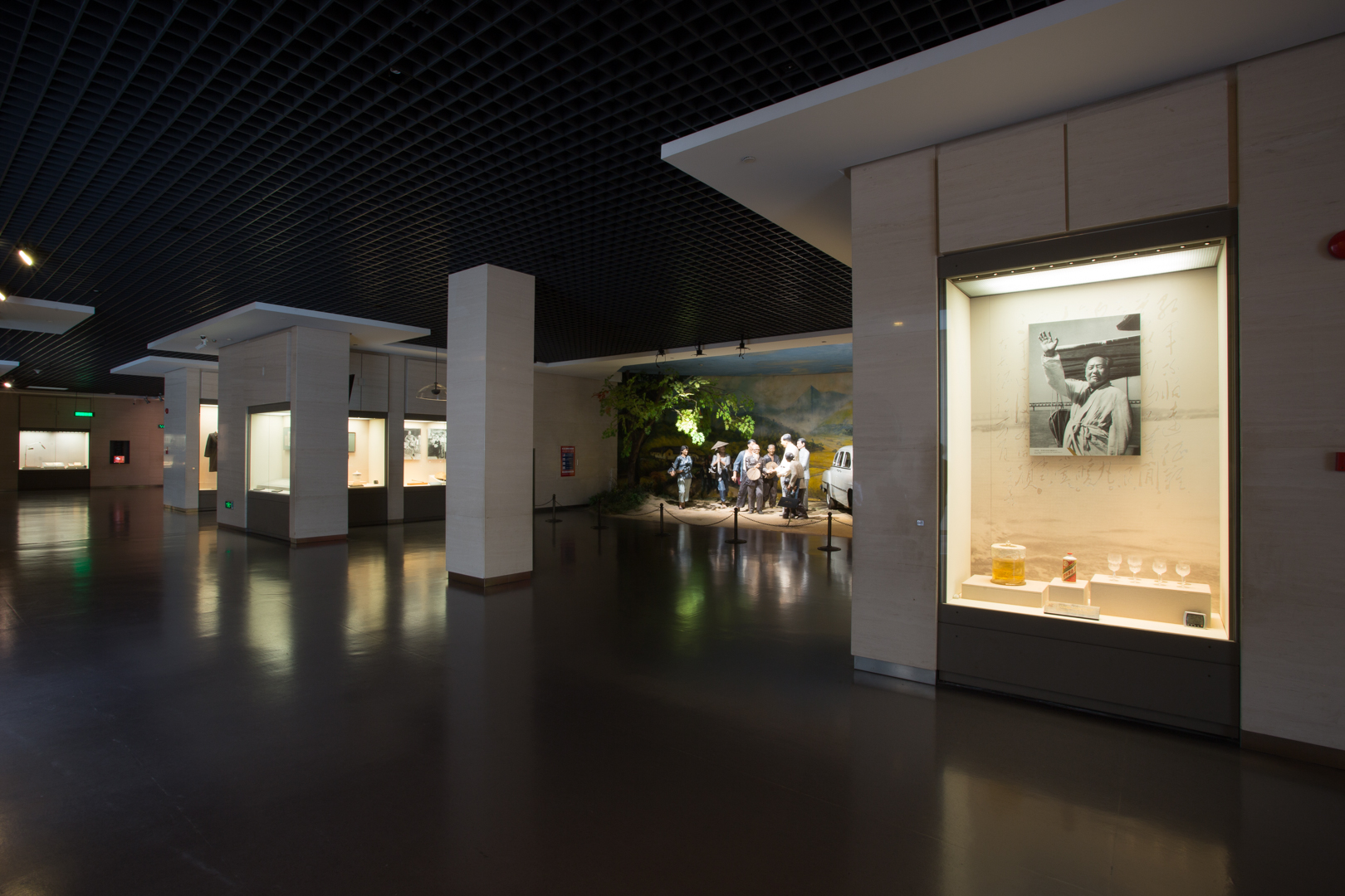 韶山毛澤東紀念館——克里克展柜 韶山毛澤東紀念館——克里克展柜